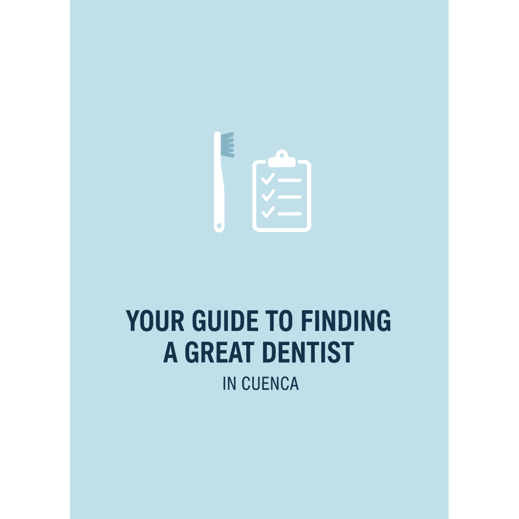 Cover of a guide to dental cleanings